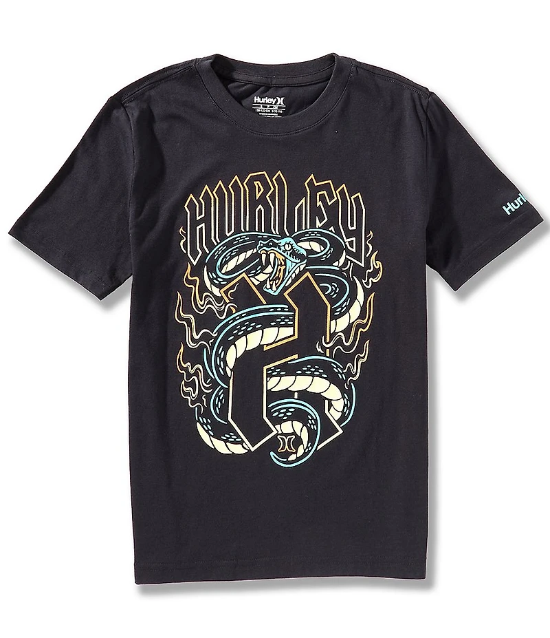 Hurley Big Boys Short-Sleeve Graphic Snake T-Shirt