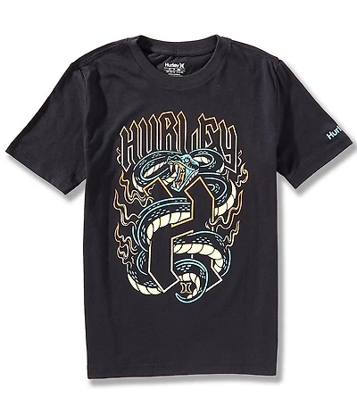 Hurley Big Boys Short-Sleeve Graphic Snake T-Shirt