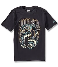 Hurley Big Boys Short-Sleeve Graphic Snake T-Shirt