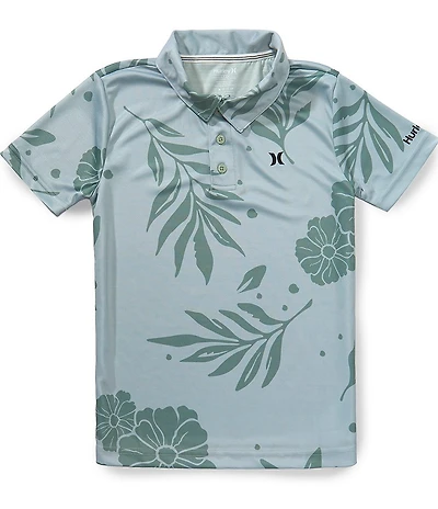 Hurley Big Boys Short Sleeve Printed Belmont Polo Shirt