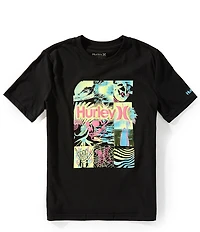 Hurley Big Boys Short Sleeves Check Me Out Graphic T-Shirt