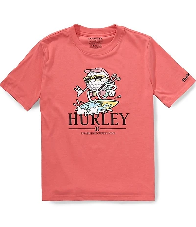 Hurley Big Boys Short Sleeves Golf And Surf Club T-Shirt