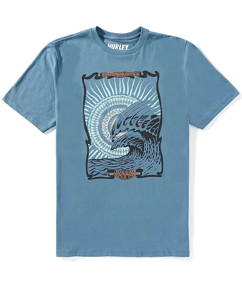 Hurley H20-DRI Wave Mandala Short Sleeve T-Shirt