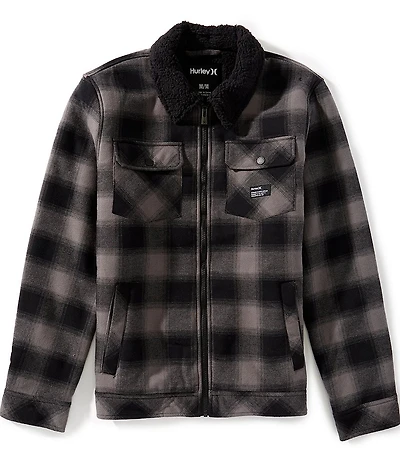 Hurley Jimmy Long Sleeve Flannel Trucker Jacket