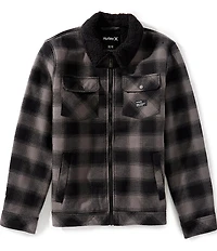 Hurley Jimmy Long Sleeve Flannel Trucker Jacket