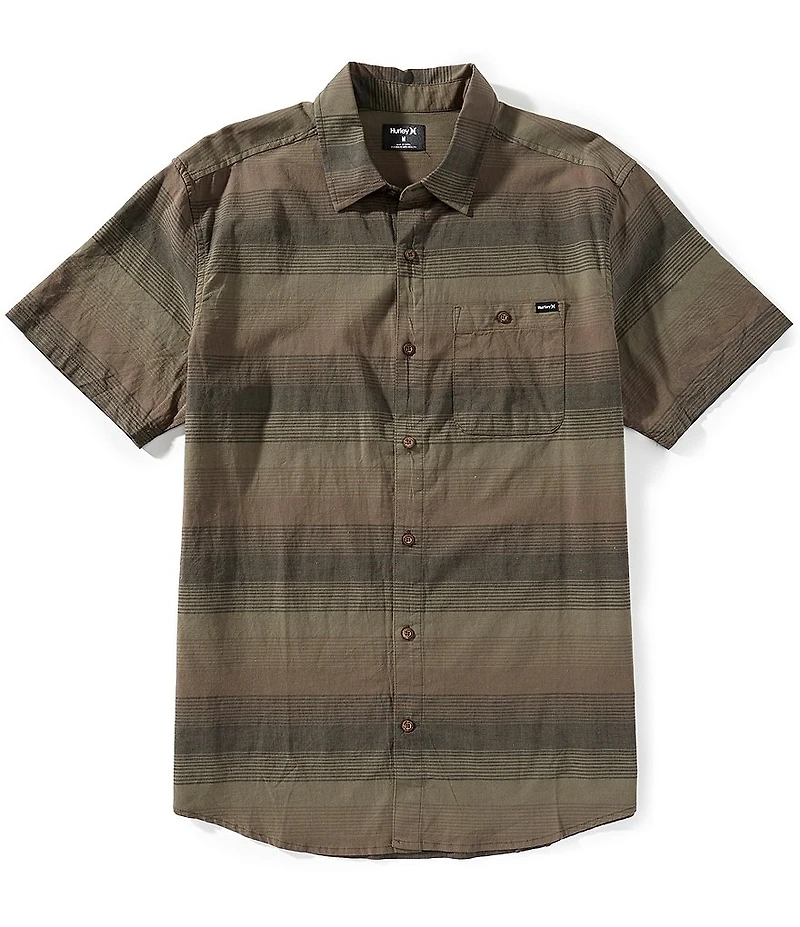 Hurley Lido Striped Short Sleeve Woven Shirt
