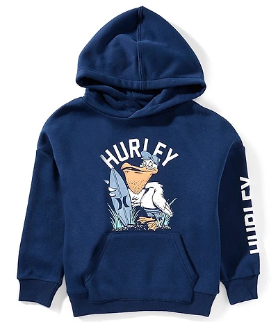 Hurley Little Boys Long-Sleeve Pelican Fleece Hoodie