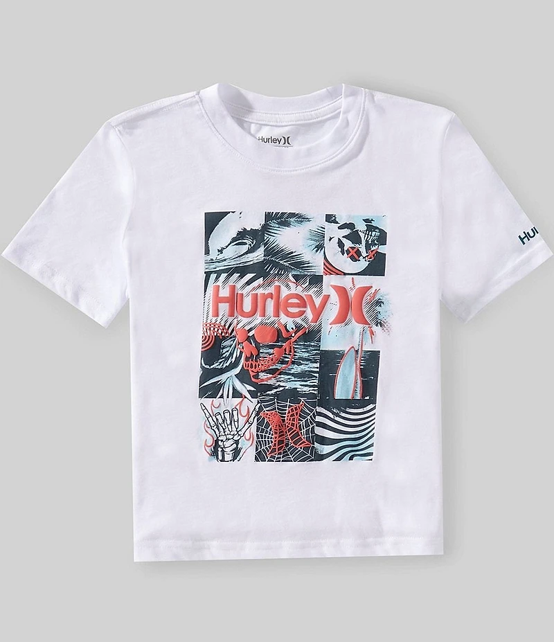 Hurley Little Boys Short Sleeve Check Me Out T-Shirt