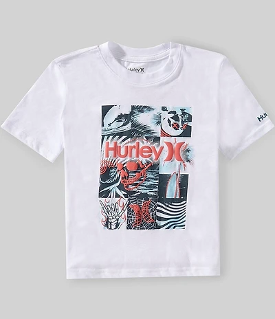 Hurley Little Boys Short Sleeve Check Me Out T-Shirt