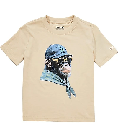 Hurley Little Boys Short Sleeve The Biz Chimp T-Shirt