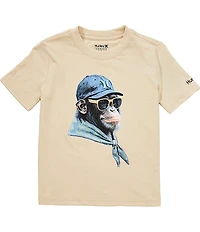 Hurley Little Boys Short Sleeve The Biz Chimp T-Shirt