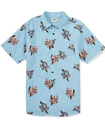 Hurley One & Only Lido Short Sleeve Floral Printed Woven Shirt