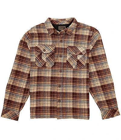 Hurley Santa Cruz Long Sleeve Medium Plaid Flannel Shirt