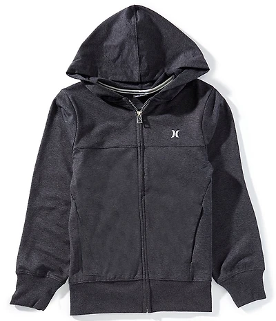 Hurley Big Boys Sunset Long-Sleeve H2O-DRI Hooded Fleece Jacket