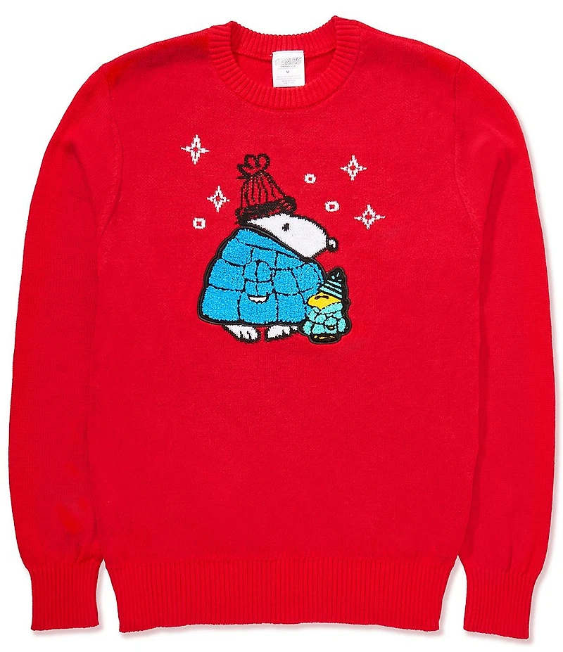 Hybrid Tees Crew Neck Snoopy Sweater
