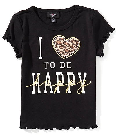 I.N. Girl Big Girls Short-Sleeve Love To Be Happy T-Shirt