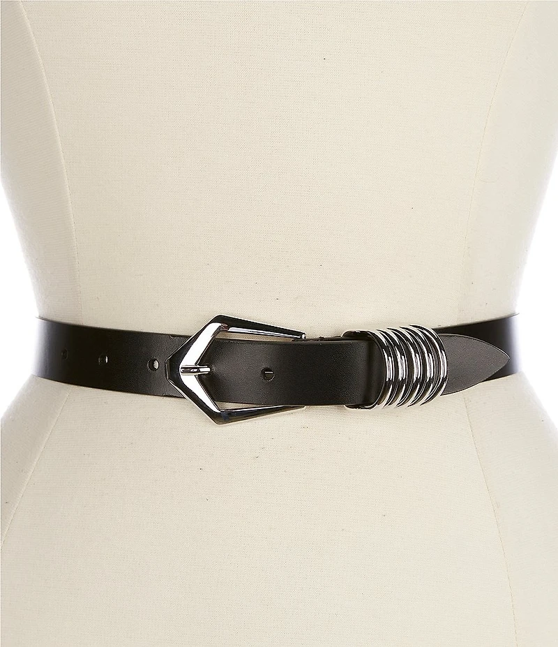 IRO Sugar Leather Metal Buckle Belt