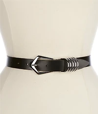 IRO Sugar Leather Metal Buckle Belt