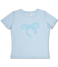 Iscream Big Girls Short Sleeve Bow T-Shirt
