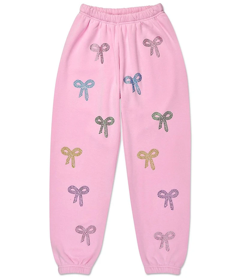 Iscream Big Girls Sparkling Bow Sweatpants