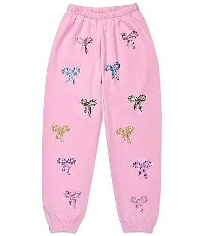 Iscream Big Girls Sparkling Bow Sweatpants