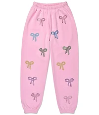 Iscream Big Girls Sparkling Bow Sweatpants