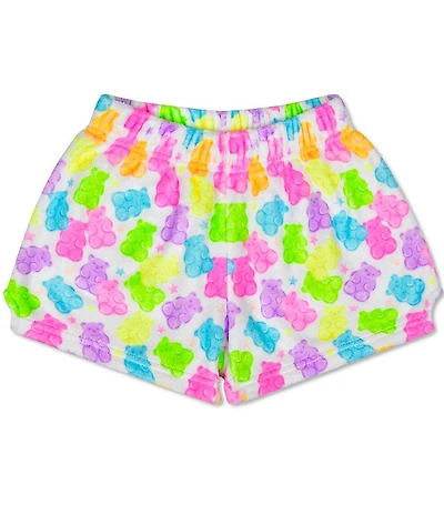 Iscream Big Girls Yummy Gummy Plush Shorts