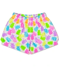 Iscream Big Girls Yummy Gummy Plush Shorts