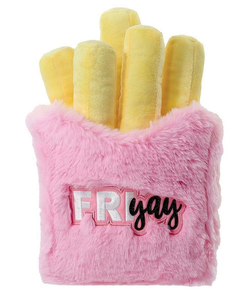 Iscream FriYay Fries Furry Plush Pillow