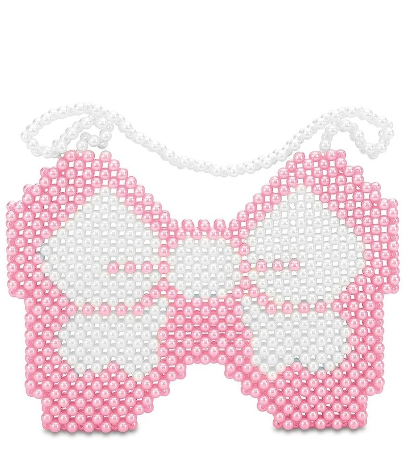 Iscream Girls Bow Beaded Crossbody Bag