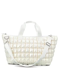 Iscream Girls Shiny Puffer Overnight Bag