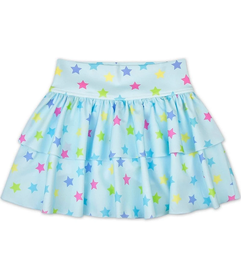Iscream Girls Sparkling Star Tiered Skort