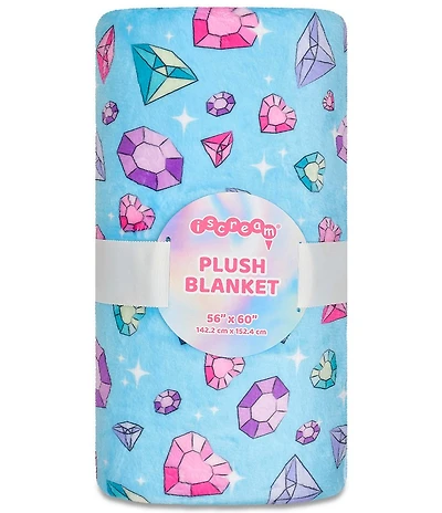 Iscream Jazzy Jewels Plush Blankets