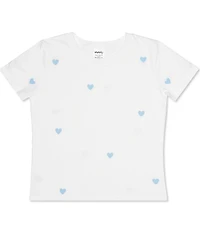 Iscream Girls Blue Hearts T-Shirt