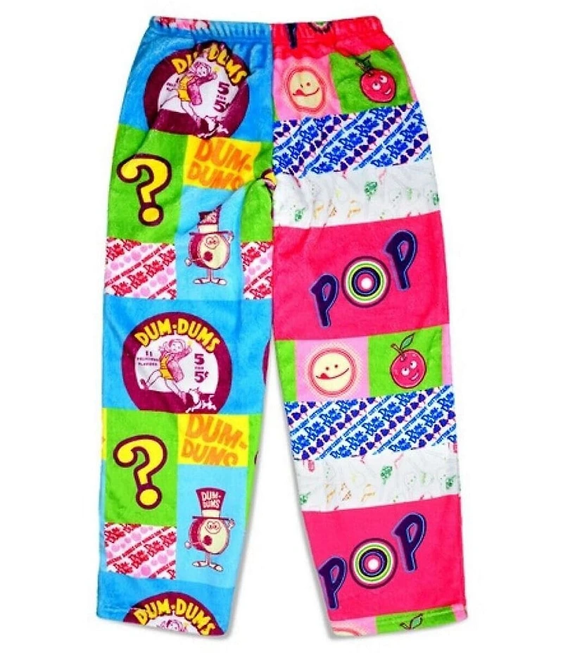 Iscream Little/Big Girls Dum-Dums Patchwork Plush Pajamas Pants