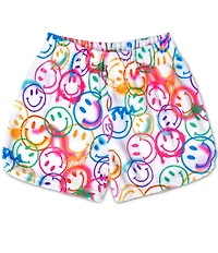 Iscream Little/Big Girls Smiles Everywhere Plush Shorts
