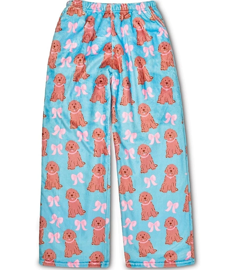 Iscream Little/Big Girls Pretty Pups Plush Pants