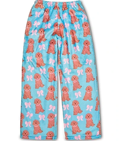 Iscream Little/Big Girls Pretty Pups Plush Pants