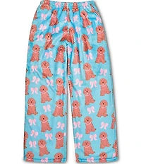 Iscream Little/Big Girls Pretty Pups Plush Pants