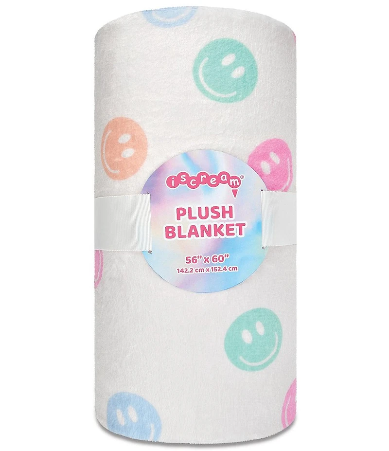 Iscream Made You Smile Plush Blanket