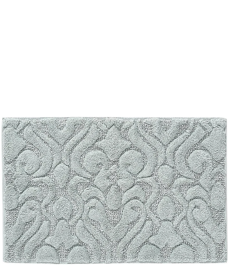 J. Queen New York Lombardi Textured Damask Bath Rug