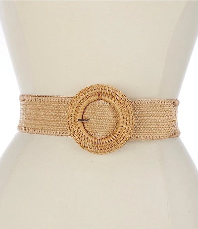 J.McLaughlin Popie Rattan Wide Strap Belt
