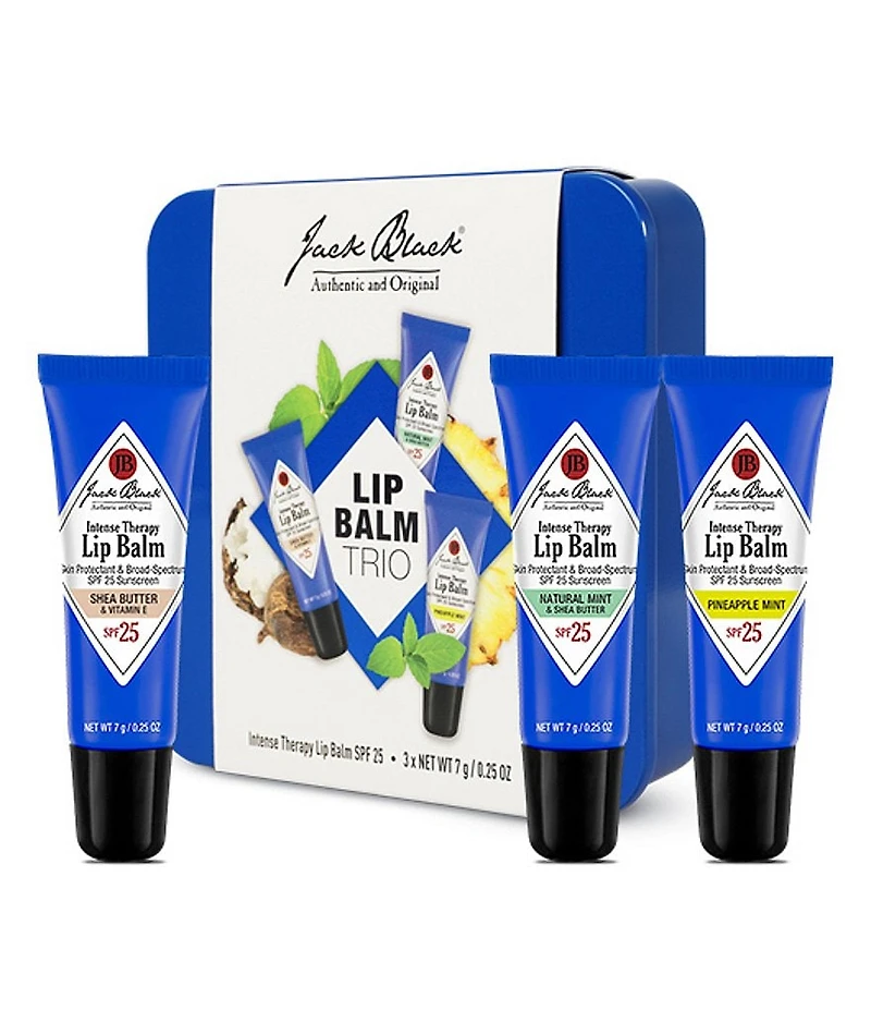 Jack Black Lip Balm Trio Set