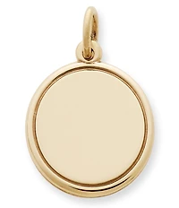 James Avery 14K Engravable Disc Charm