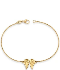 James Avery 14k Gold Angel Wings Bracelet