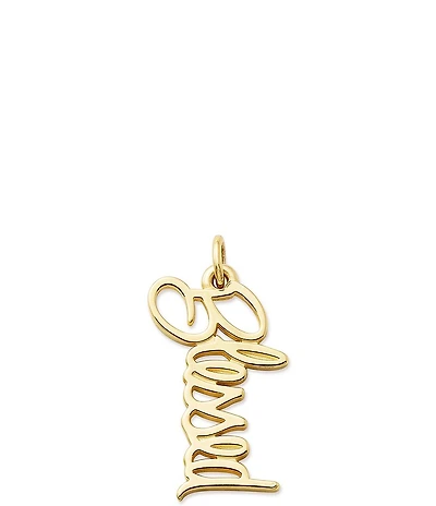 James Avery 14K Gold Blessed Charm