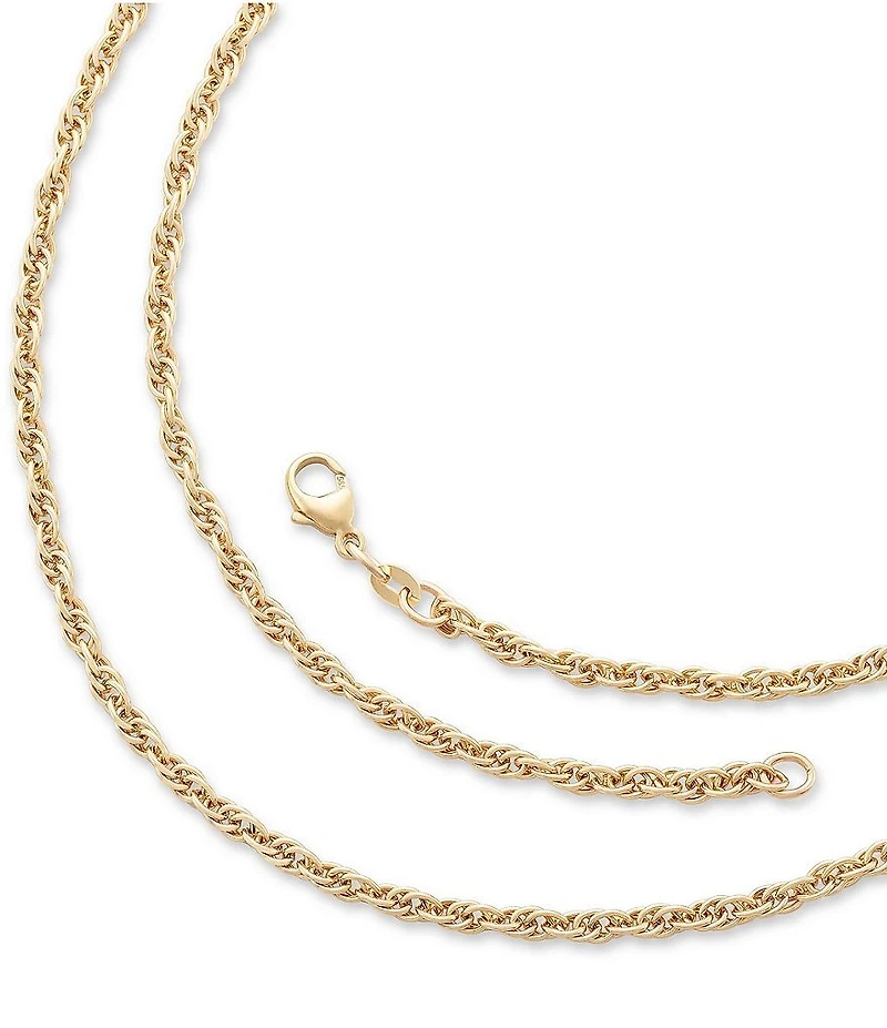 James Avery 14K Gold Curb Chain Necklace