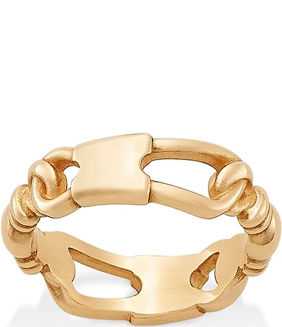 James Avery 14K Gold Fishers of Men Band Ring