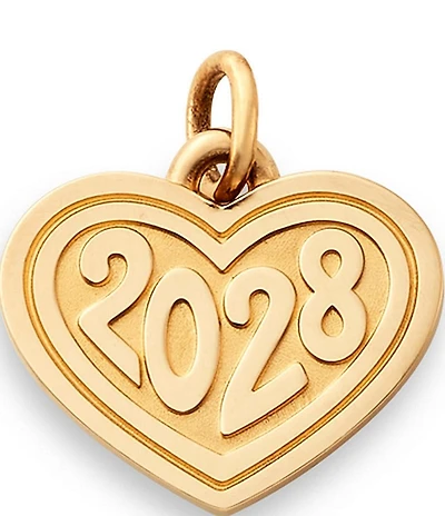 James Avery 14k Gold Heart 2028 Charm