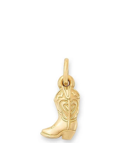 James Avery 14k Gold Mini Cowgirl Boot Charm